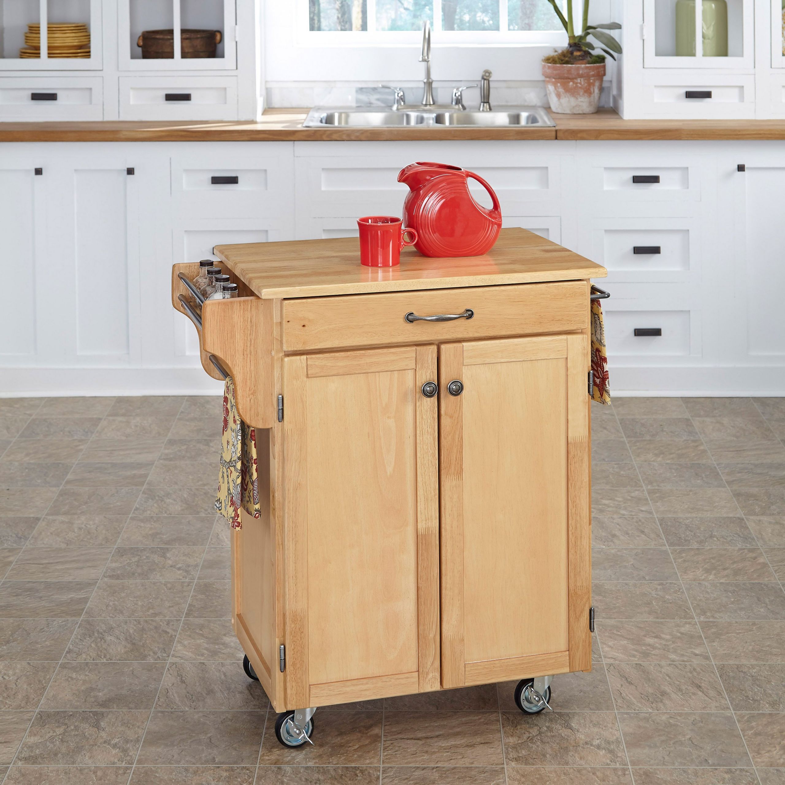Small Kitchen Island On Wheels
 Home Styles Design Your Own Small Kitchen Cart Kitchen
