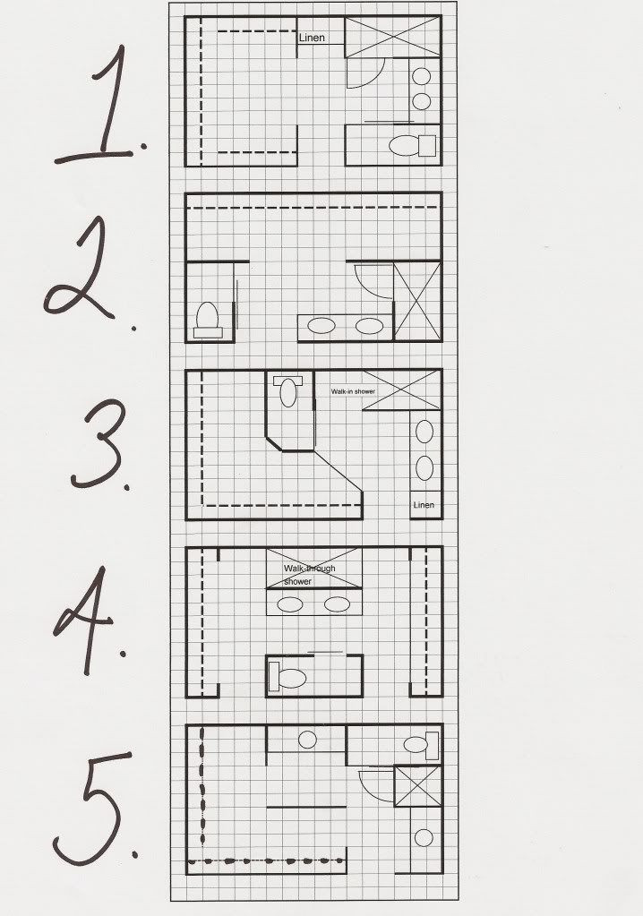 Small Master Bathroom Floor Plans
 master bath layout options thinking outside the box