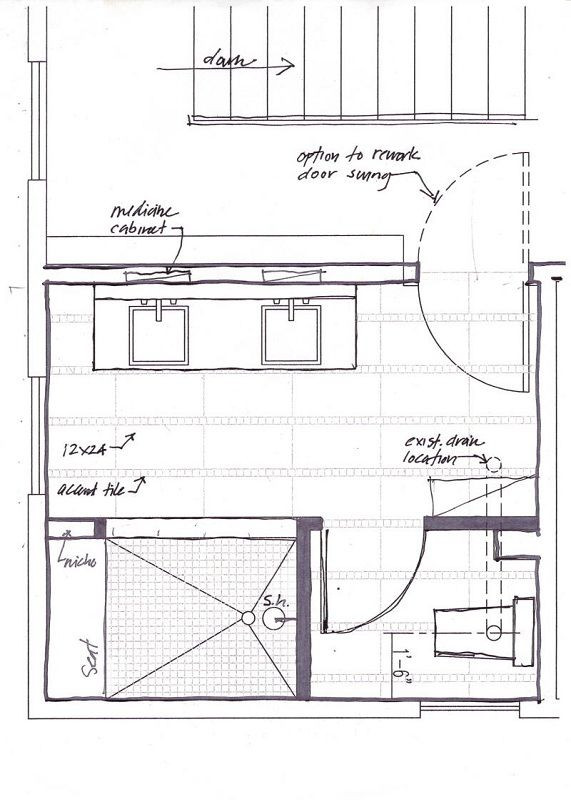 Small Master Bathroom Floor Plans
 Small Master Bathroom Floor Plans with No Tub designs