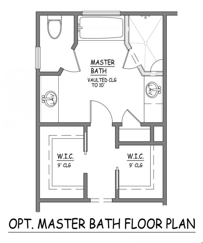 Small Master Bathroom Floor Plans
 I like this master bath layout No wasted space Very