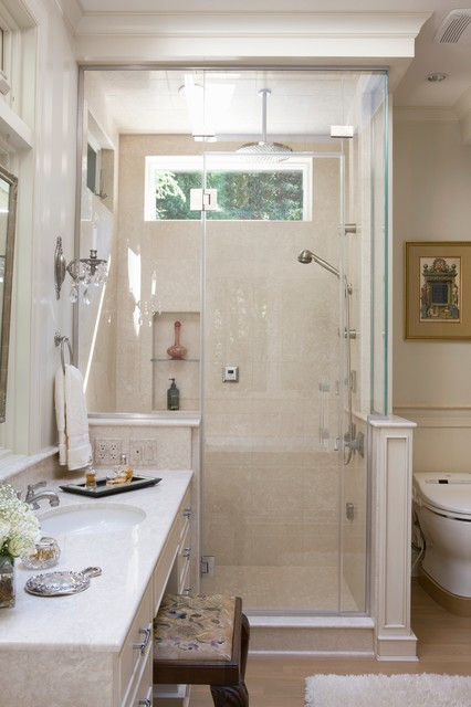 Small Master Bathroom Layout
 Small Master Bath in Chevy Chase Traditional Bathroom