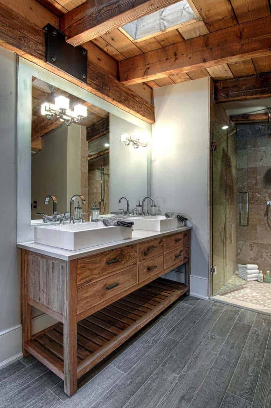 Small Rustic Bathroom
 e Kindesign s top 35 Pinterest bathroom pins of 2016