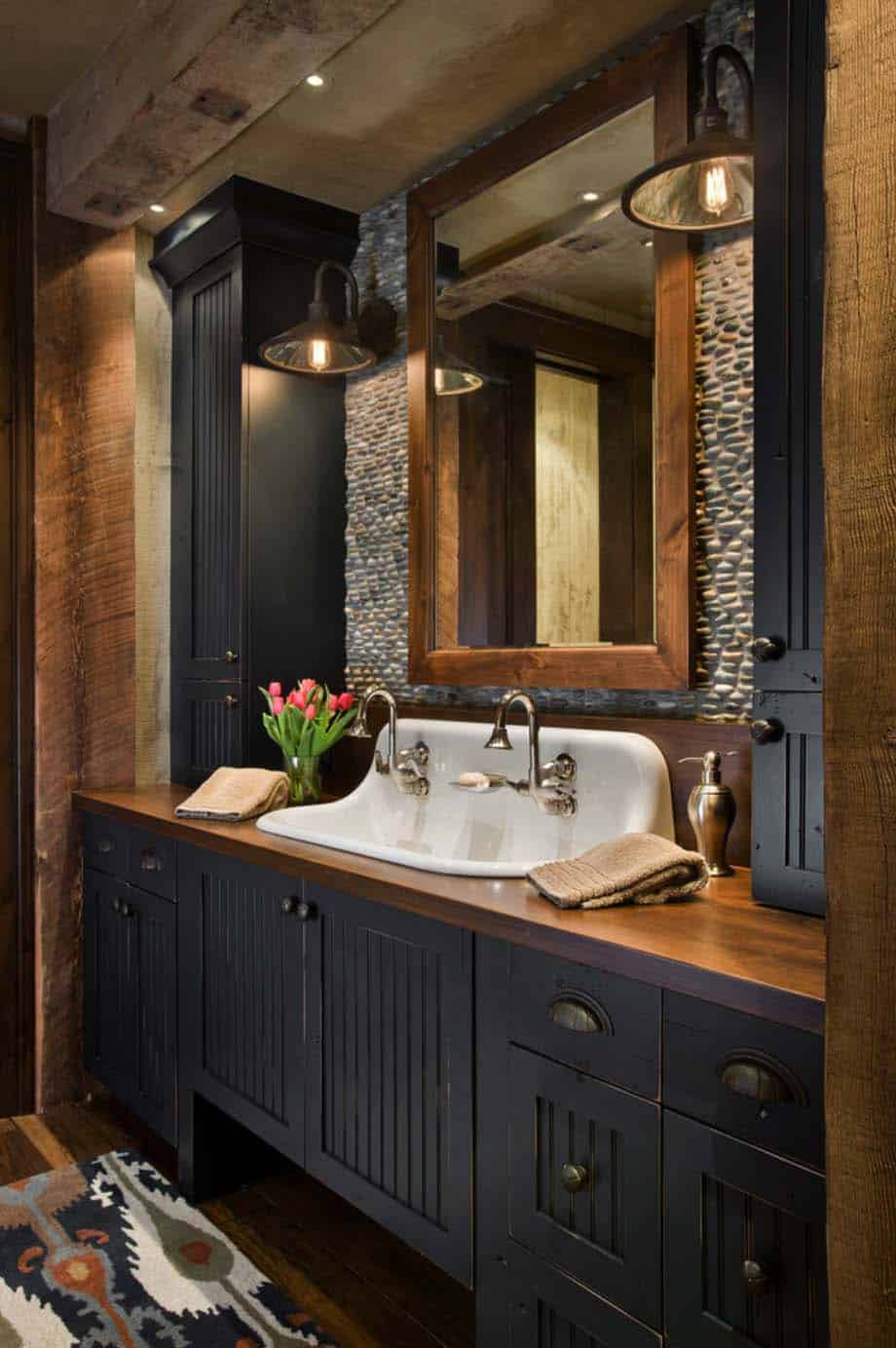 Small Rustic Bathroom
 e Kindesign s top 35 Pinterest bathroom pins of 2016
