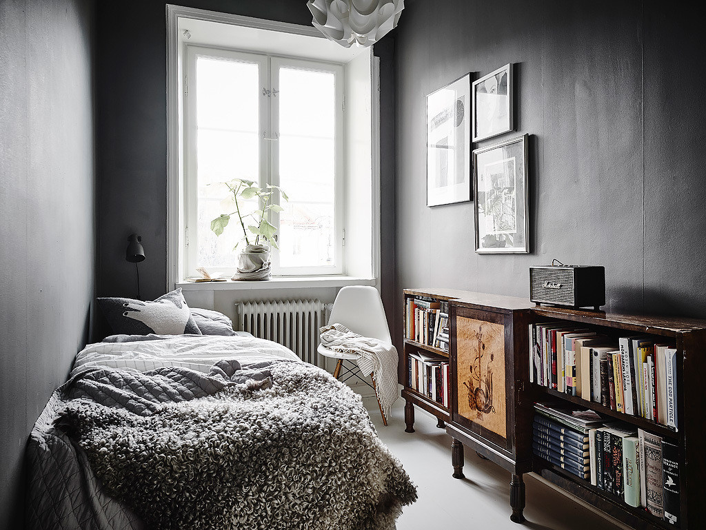 Small Space Bedroom
 White Modern & Vintage Swedish Apartment Look Amazing
