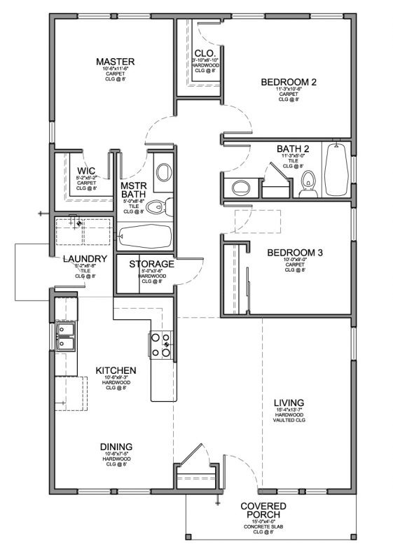 Small Three Bedroom House Plan
 Nane Where to 6 x 10 shed plans 8x14 trailer
