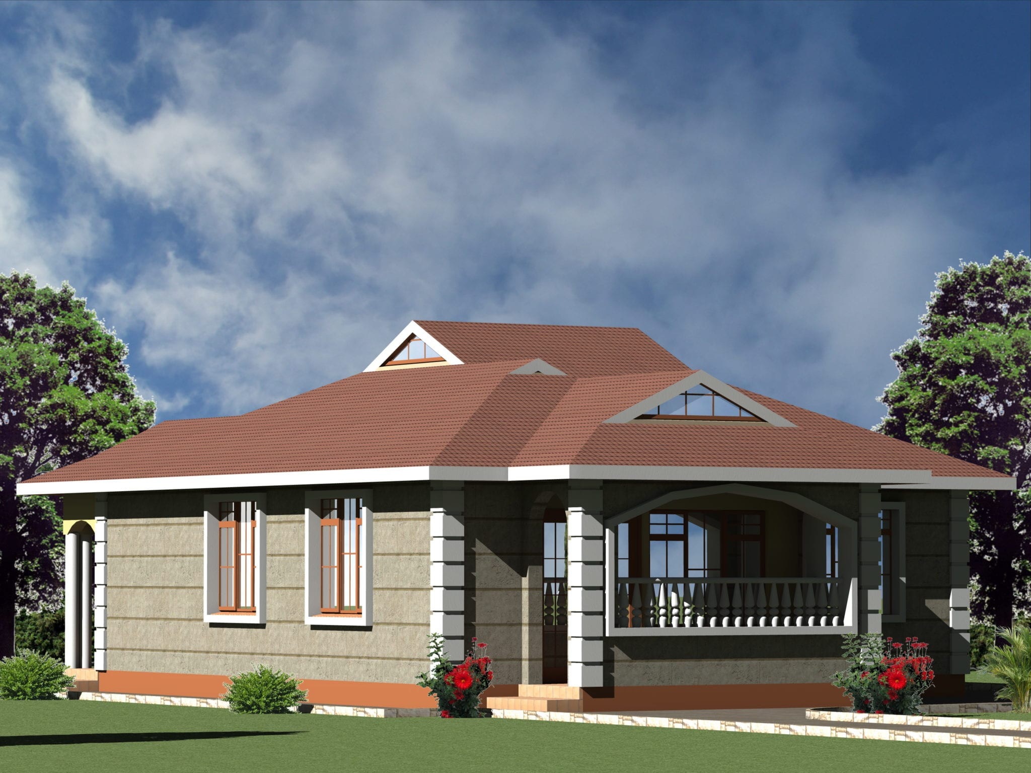 Small Three Bedroom House Plan
 Simple & Small 3 bedroom house plan