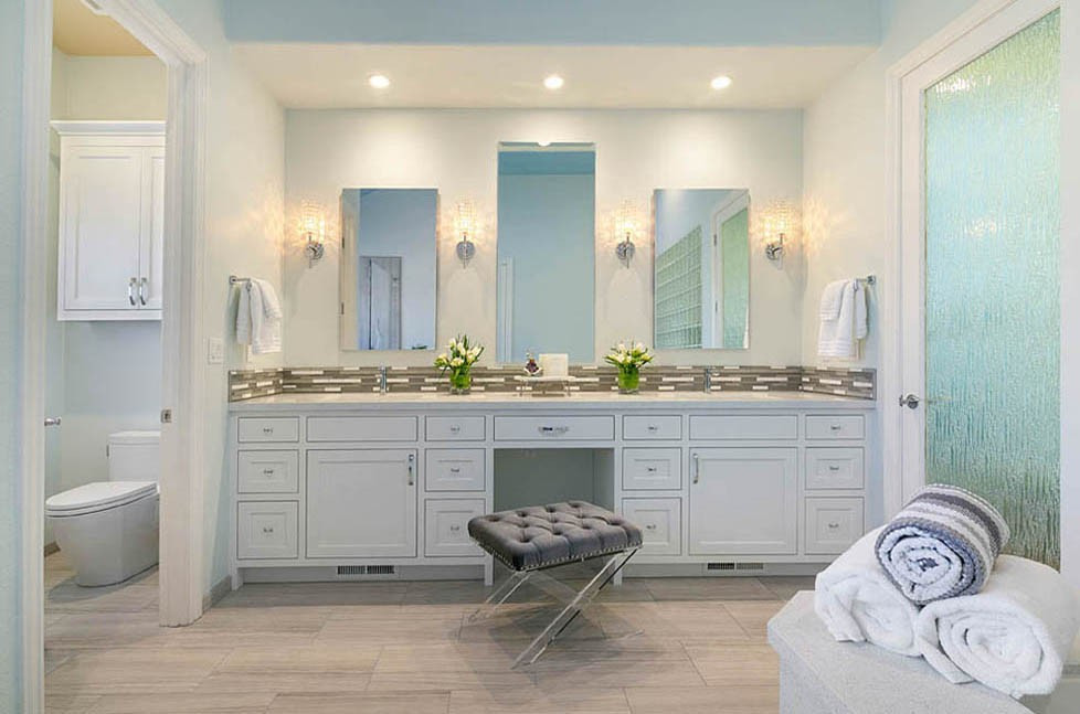 Spa Master Bathroom
 Transitional Spa Inspired Master Bathroom Remodel Danville