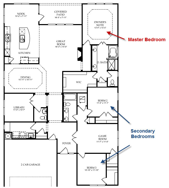 Split Master Bedroom Floor Plans
 Best Image of Split Master Bedroom