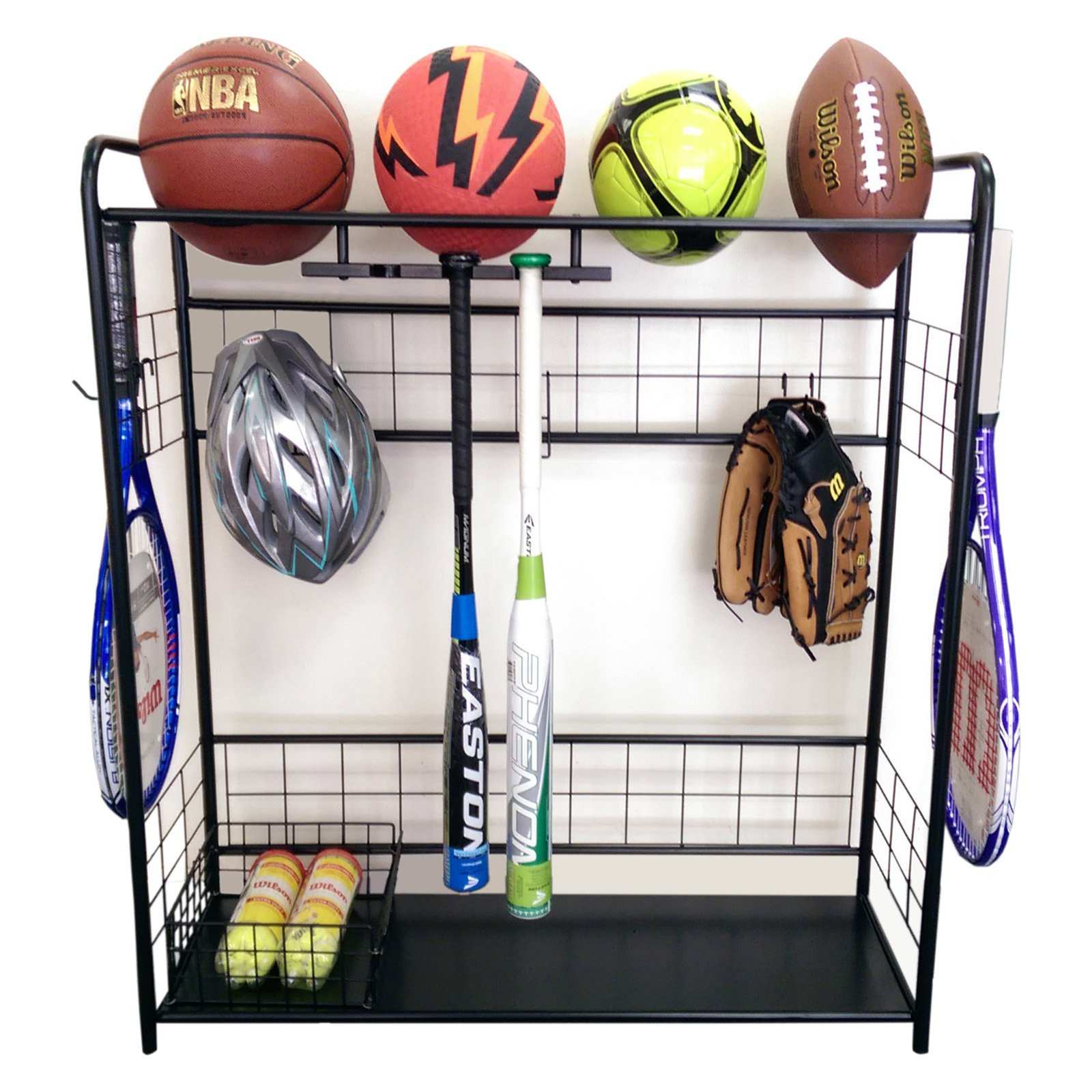 Sports Equipment Organizer For Garage
 JJ International Sports Organizer Storage Rack Storage