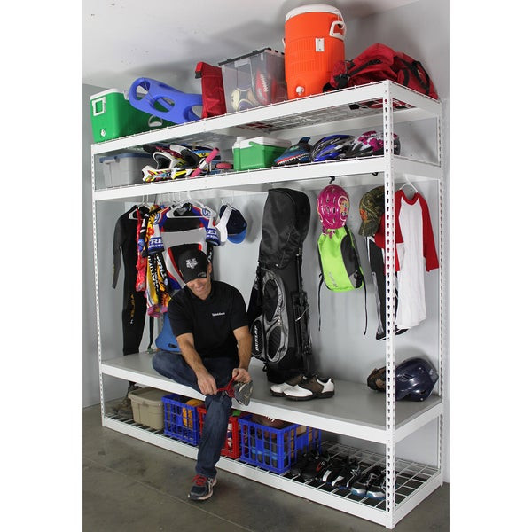 Sports Organizer For Garage
 Shop SafeRacks Sports Equipment Organizer Free