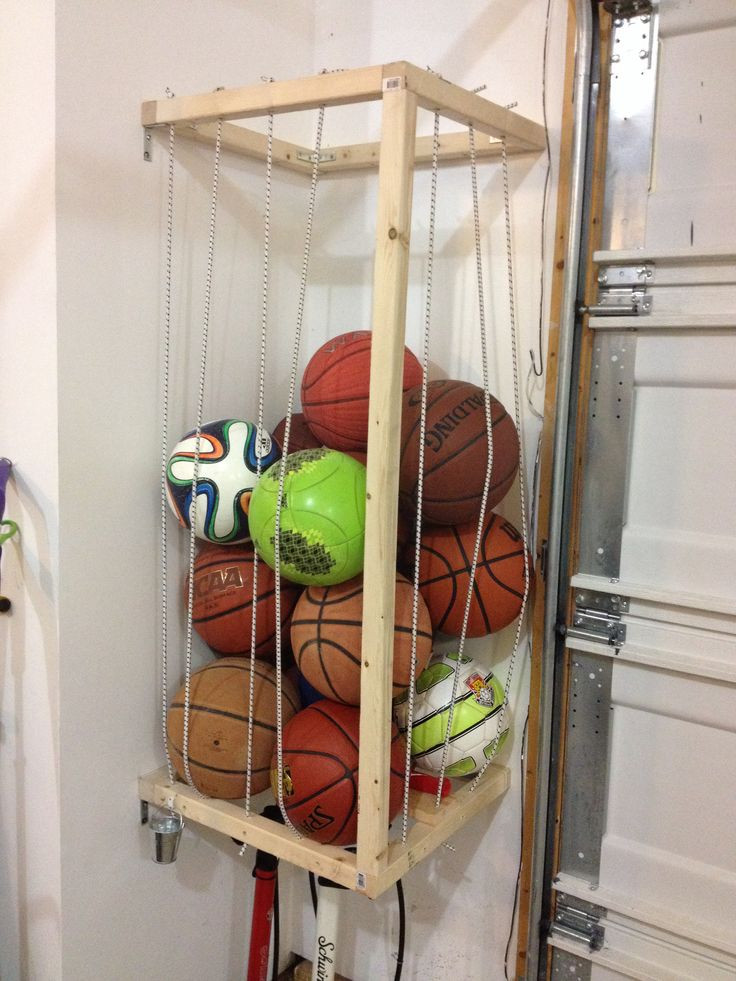 Sports Organizer For Garage
 14 best images about Ball storage on Pinterest