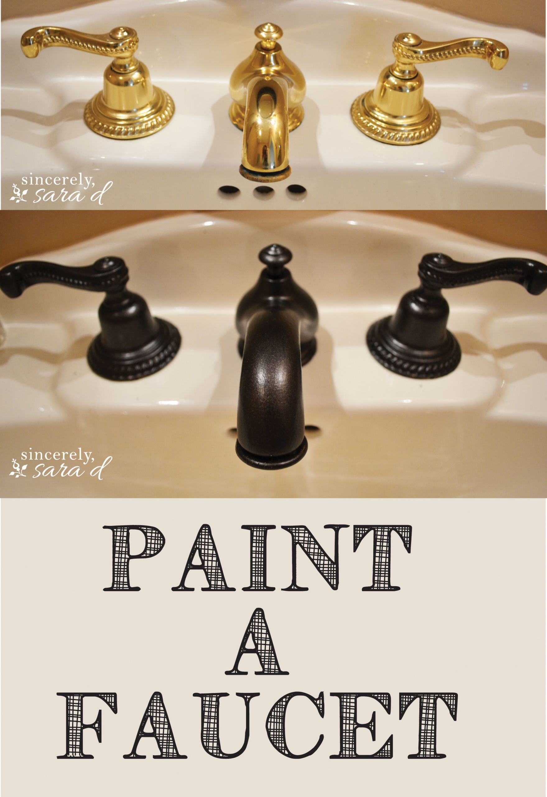 Spray Paint Bathroom Fixtures
 How to Paint a Faucet