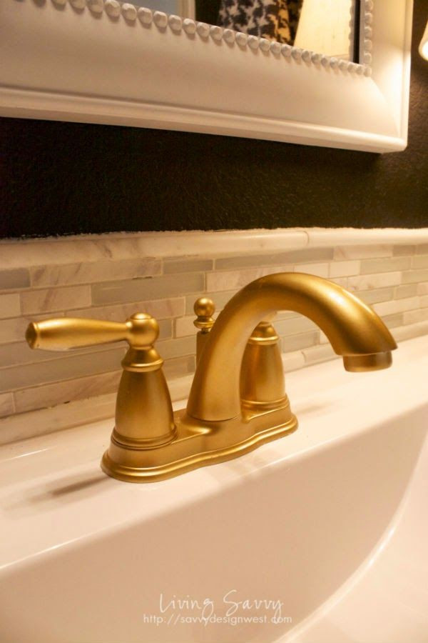 Spray Paint Bathroom Fixtures
 Living Savvy How To