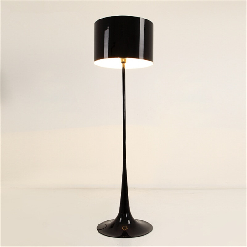 Stand Lamps For Living Room
 H162CM White Black Wrought Iron Floor Lamp Modern Living