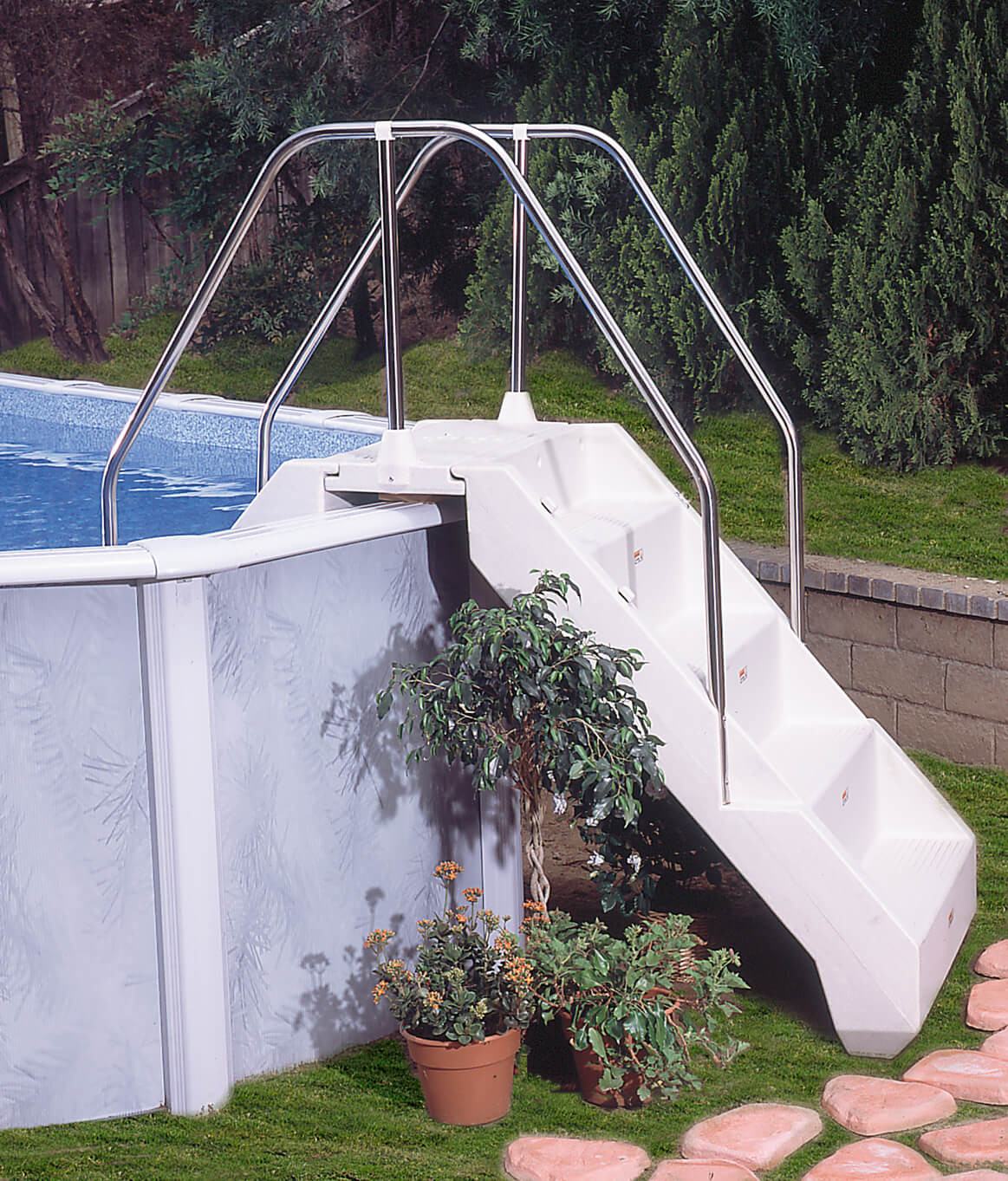 Steps For Above Ground Pool
 Pool Entry Systems Ground Pools