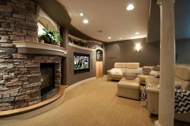 Stone Accent Wall Living Room
 21 Gorgeous Living Rooms With Accent Walls of All Styles