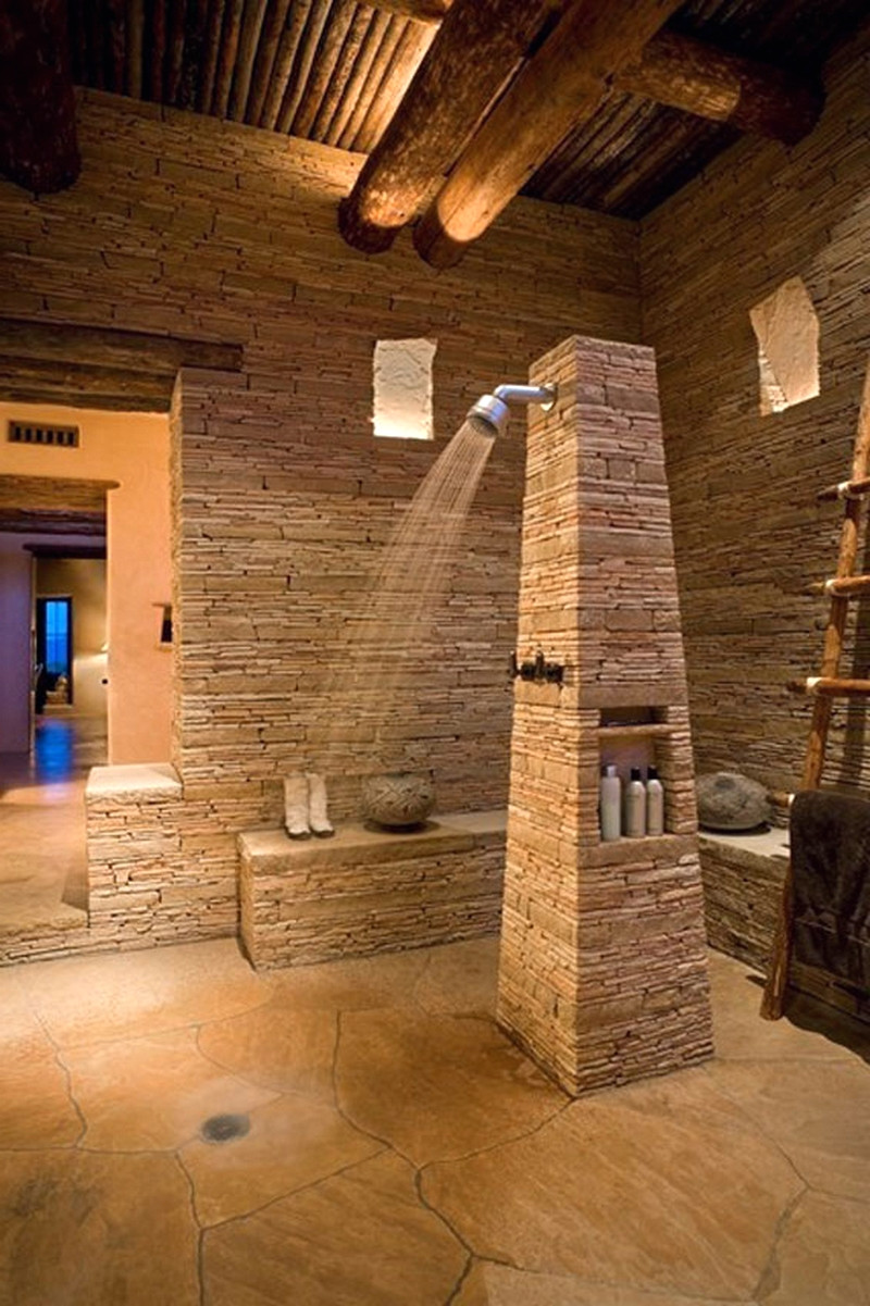 Stone Bathroom Showers
 Bathroom shower tile ideas