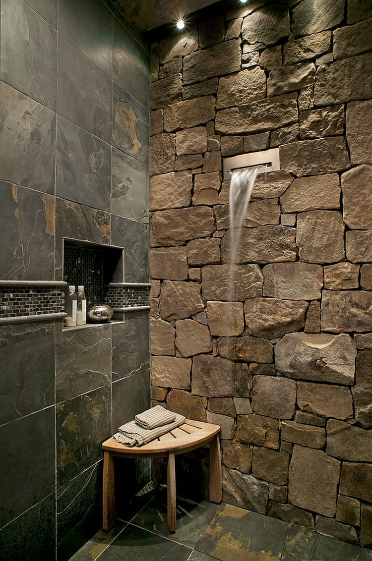 Stone Bathroom Showers
 30 Exquisite & Inspired Bathrooms With Stone Walls