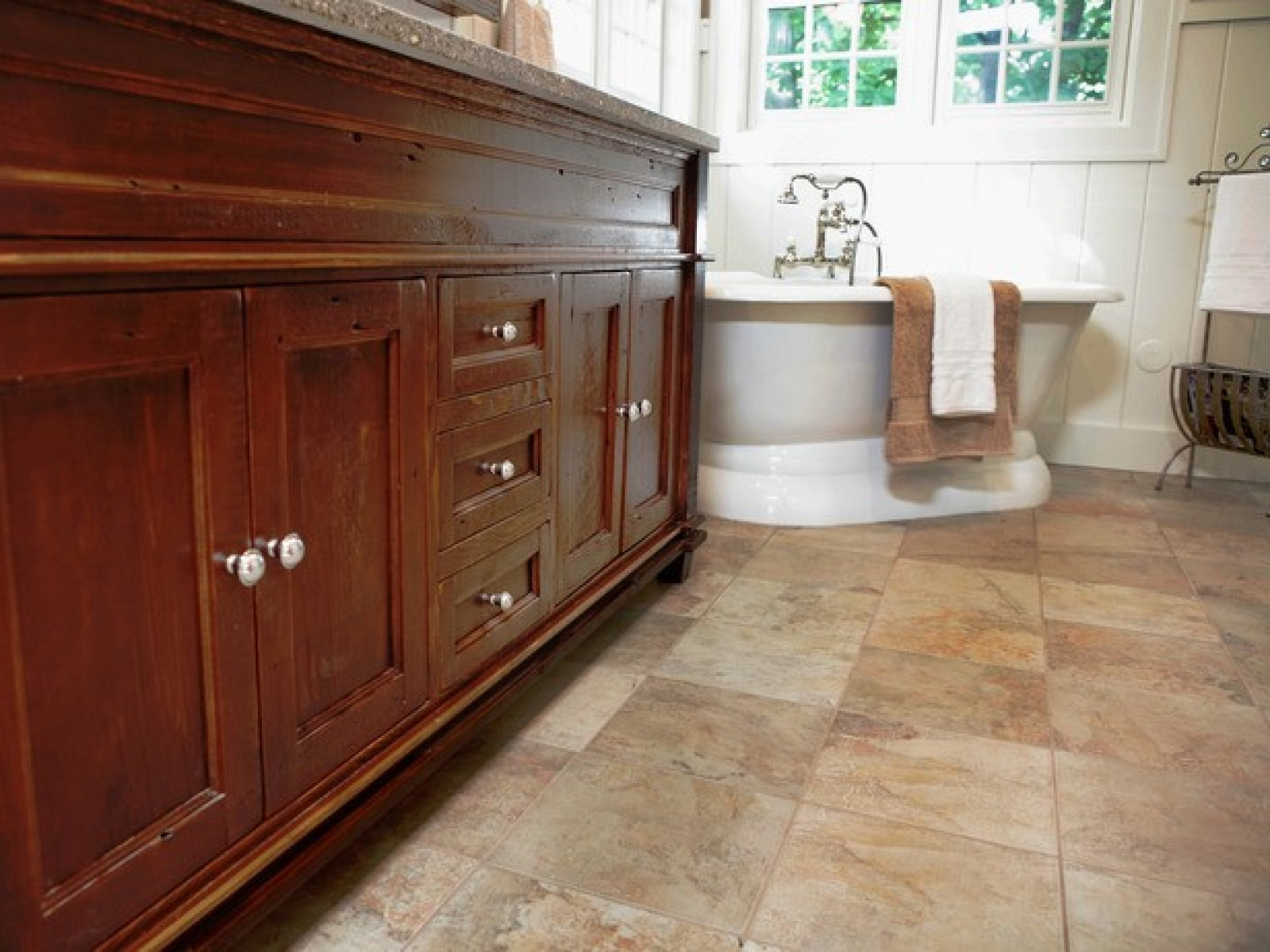 Stone Floor Tiles Bathroom
 30 cool ideas and pictures of natural stone bathroom