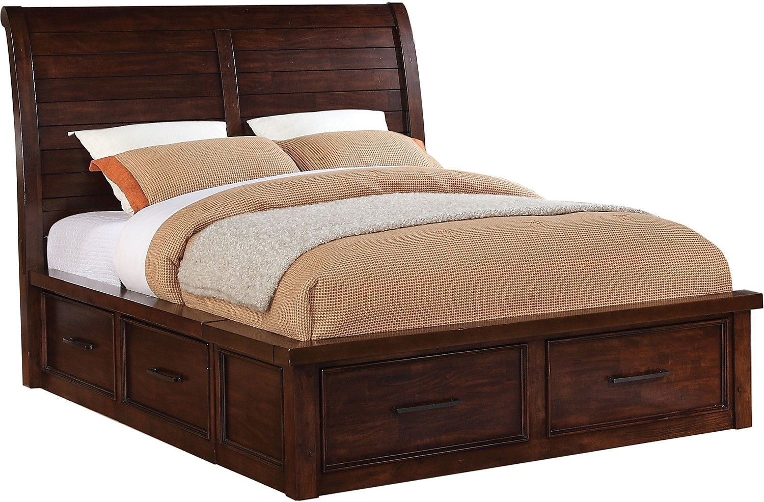 Storage Bedroom Furniture
 Sonoma Queen Storage Bed Dark Brown