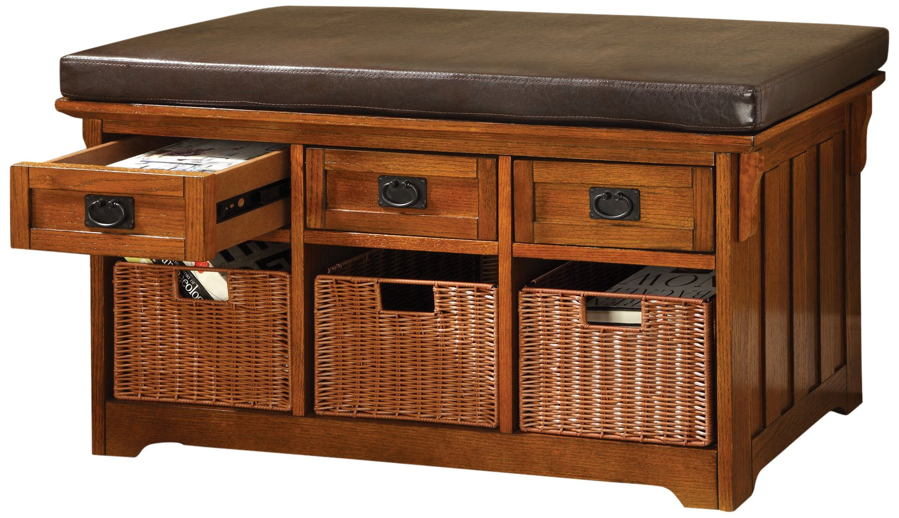 Storage Bench With Baskets
 Entryway Bench with Baskets Amazon