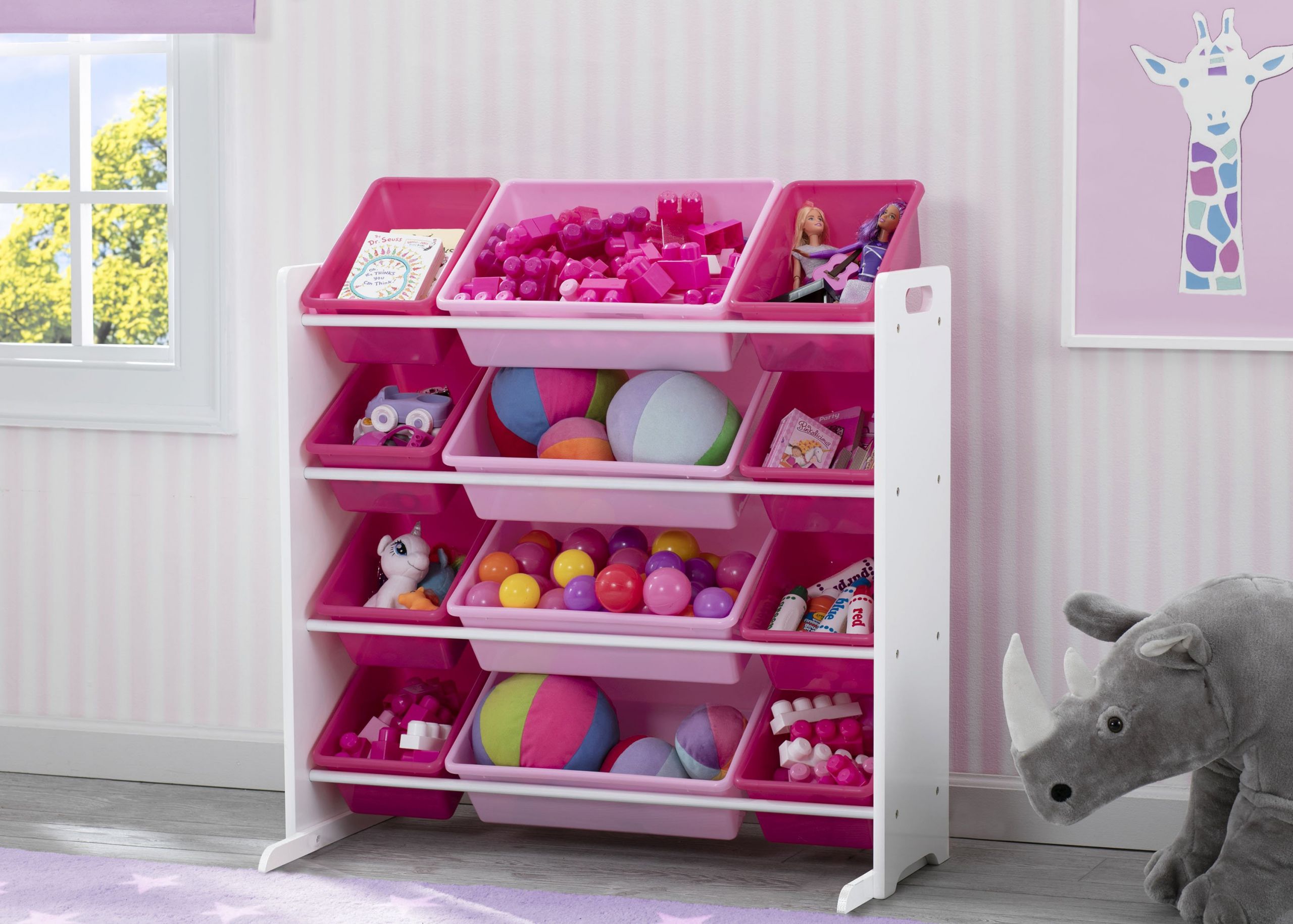 Storage Bin For Kids
 Kids Toy Storage Organizer with 12 Plastic Bins – Delta