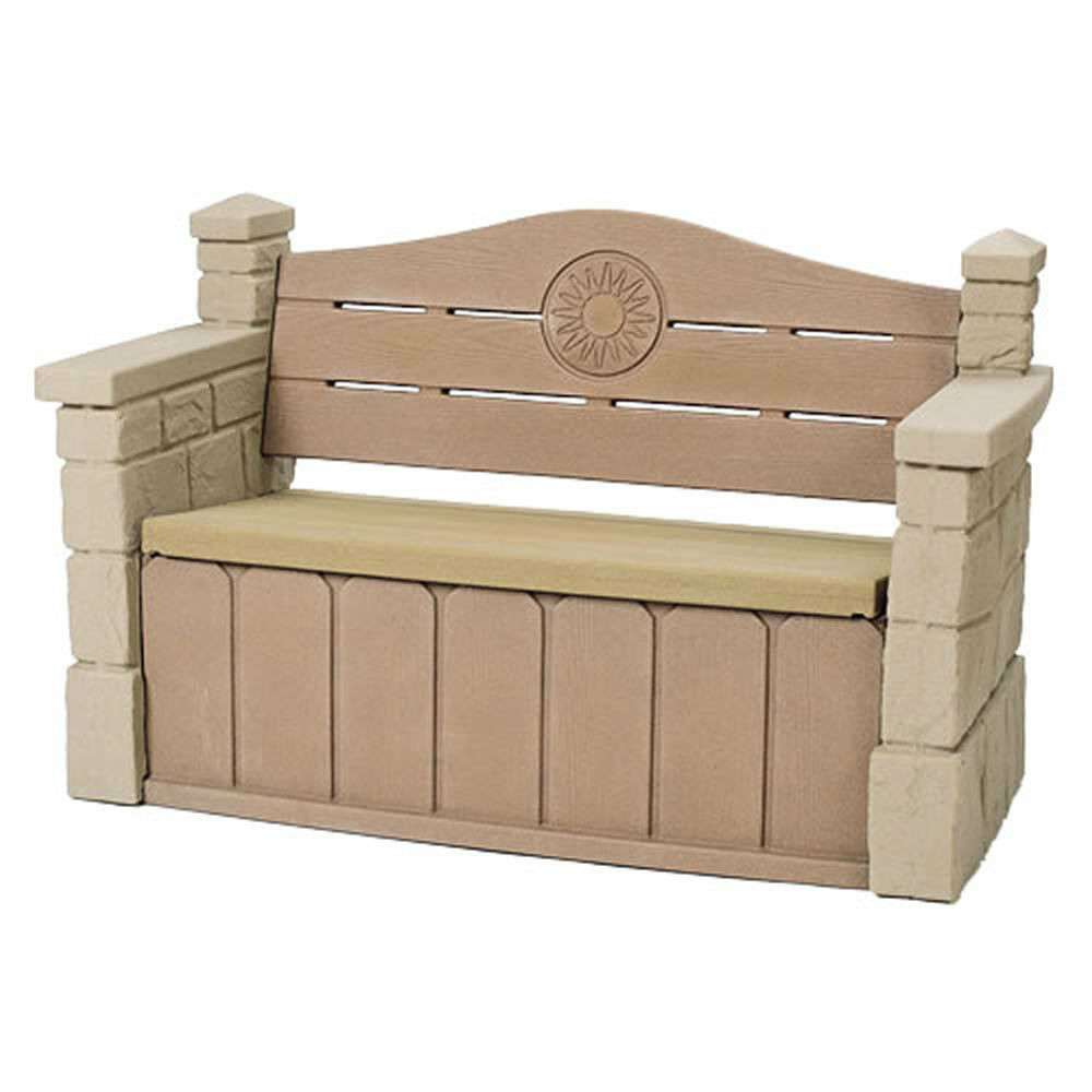 Storage Patio Benches
 Step2 Outdoor Storage Bench Garden Deck Box Patio Seat