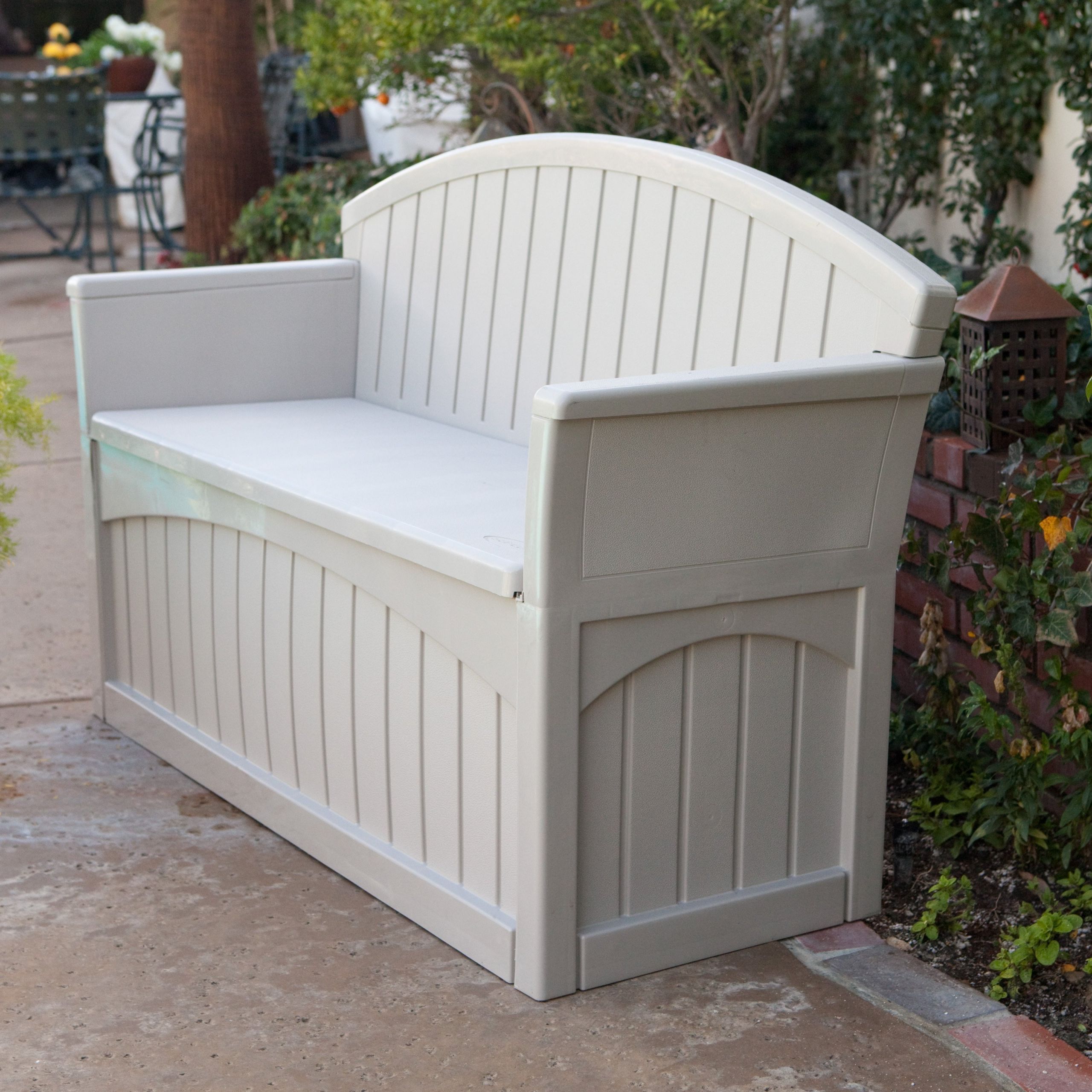 Suncast Outdoor Storage Bench
 Suncast Ultimate 50 Gallon Resin Patio Storage Bench