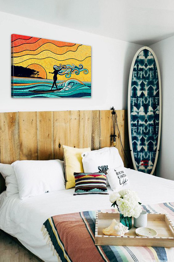 Surf Bedroom Decor
 25 Cool Ways To Store And Display Your Surfboards