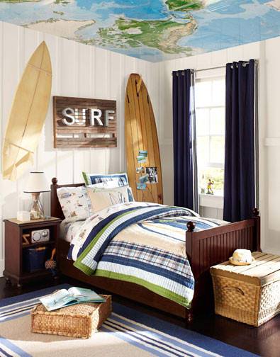 Surf Bedroom Decor
 Surfs Up Surfer Boy Bedroom Ideas