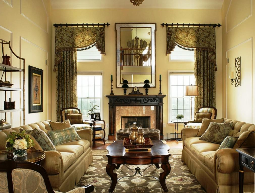 swag curtain ideas for living room