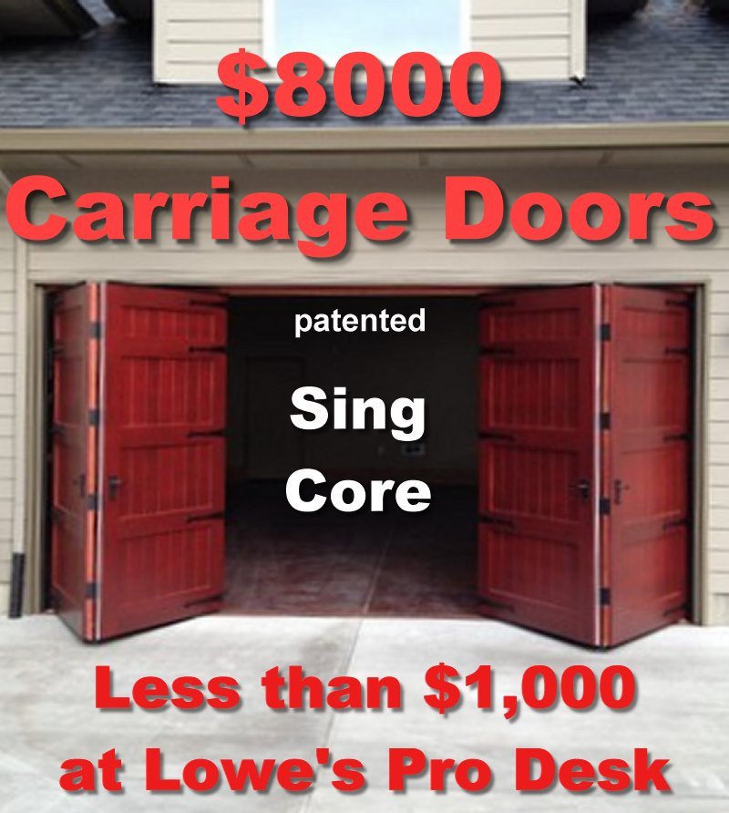 Swing Out Garage Doors Lowes
 Carriage Doors & Carriage House Garage Door Carriage