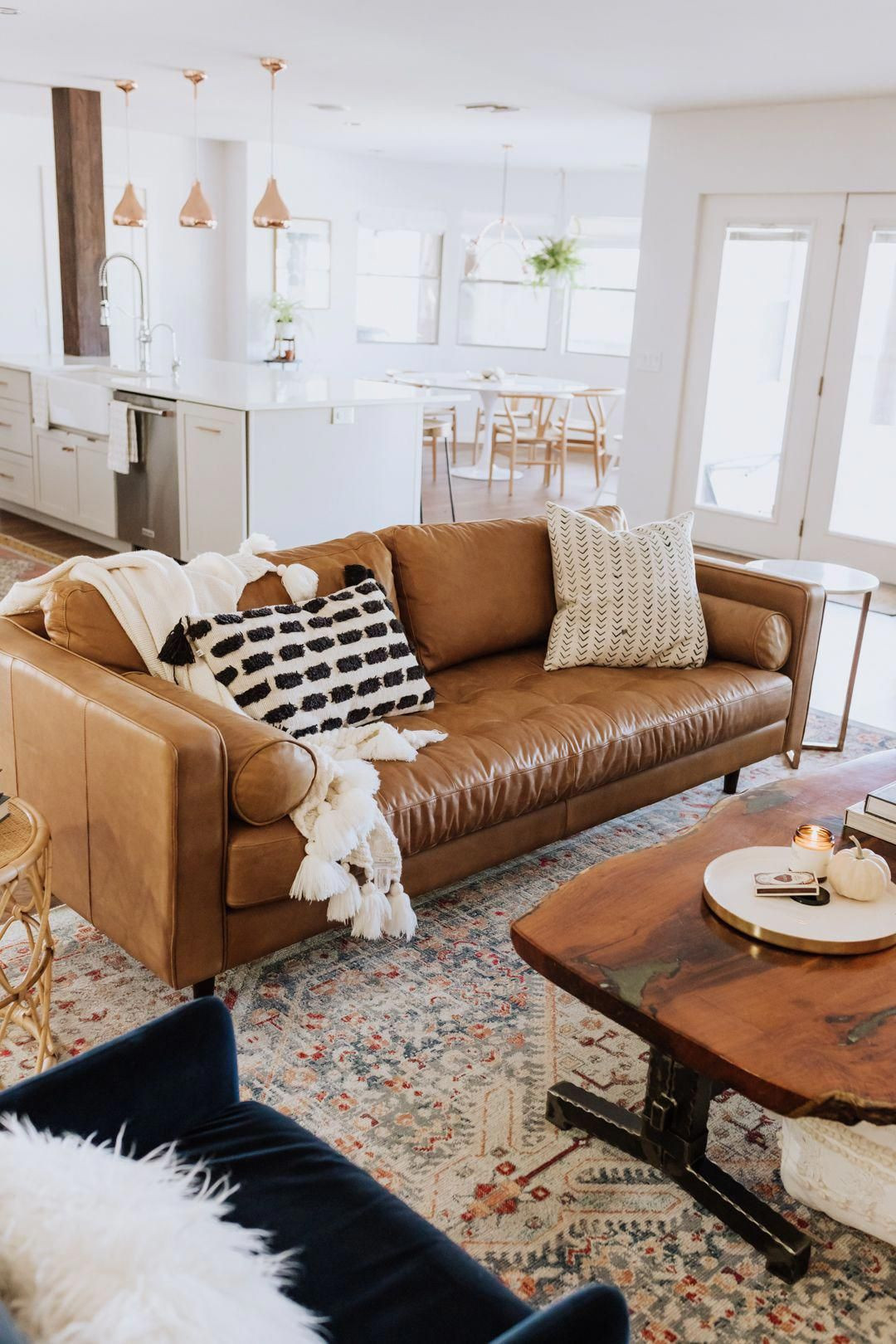 Tan Couch Living Room Ideas
 loving this gorgeous tan leather sofa in our new living