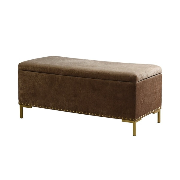 Taupe Storage Bench
 Shop Taupe Storage Bench Sale Free Shipping Today