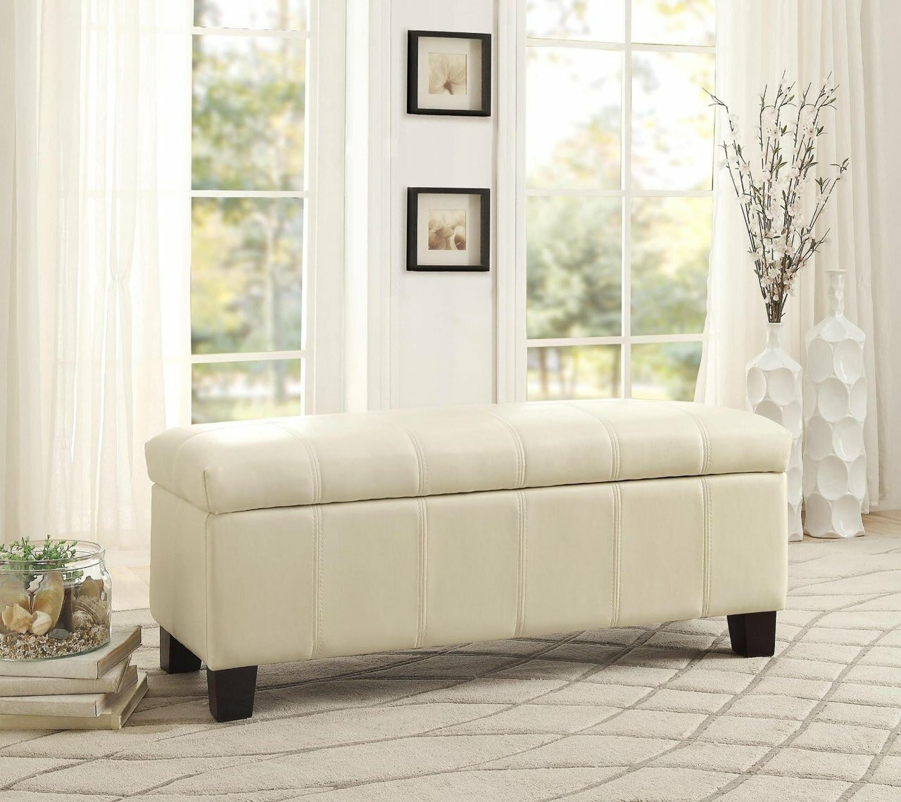 Taupe Storage Bench
 Bailey Taupe Storage Bench CB Furniture