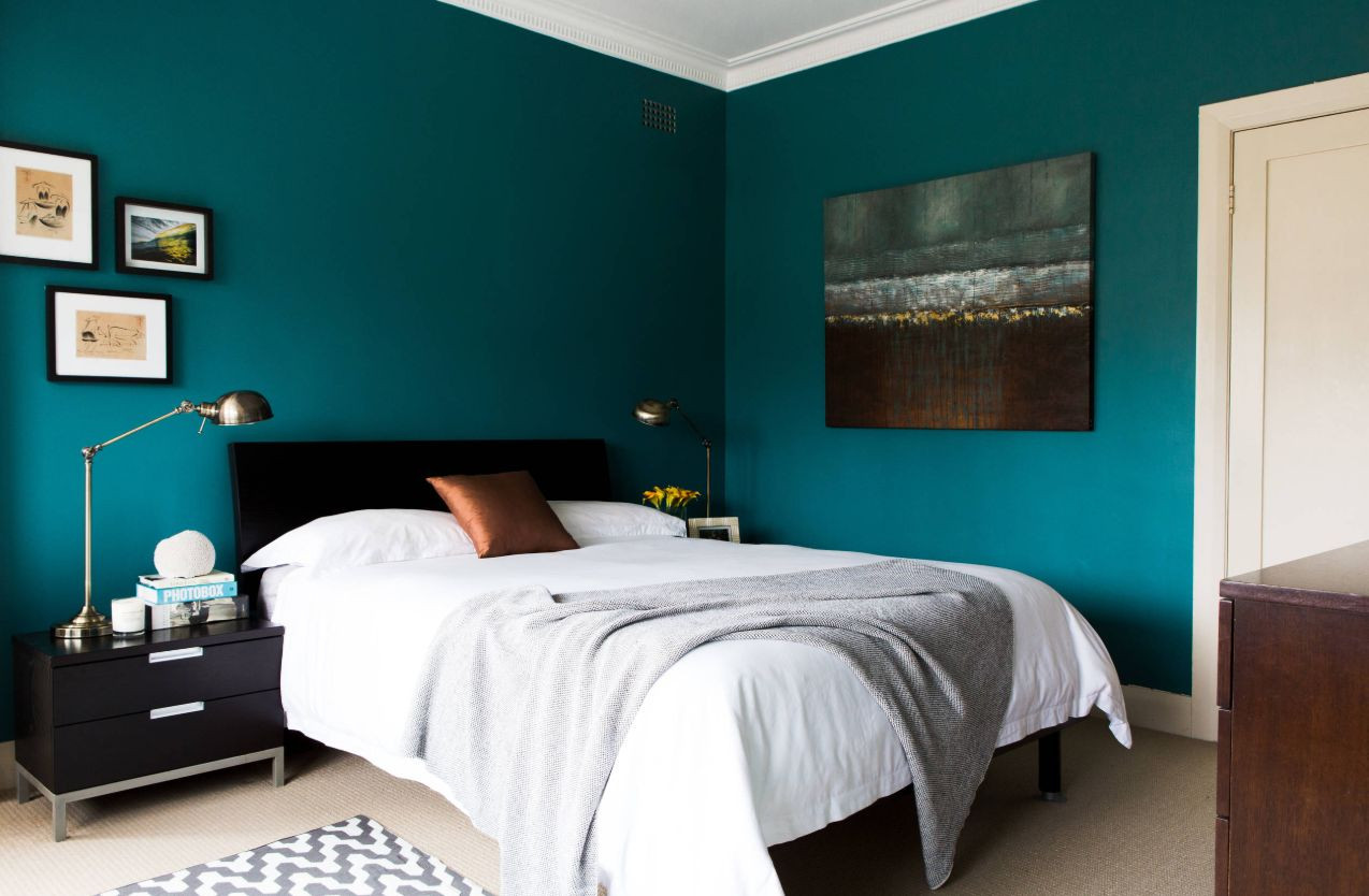 Teal Color Bedroom
 Gorgeous Teal Colour in Home Décor