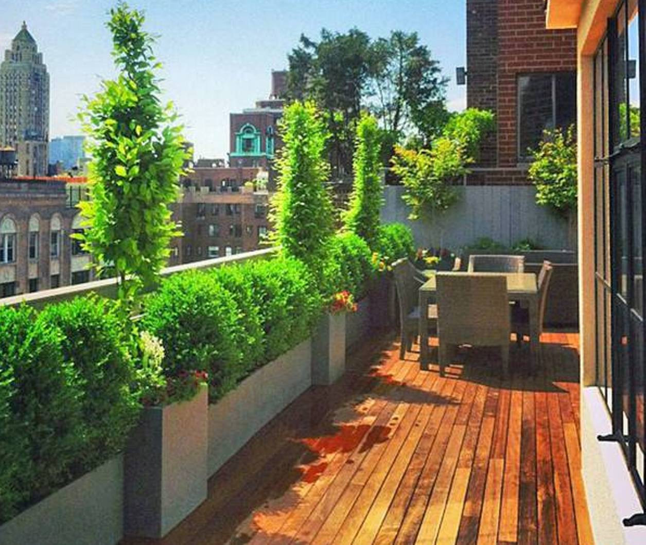 Terrace Landscape Apartment
 Apartment Terrace Garden Plants Reliable Also Ideas