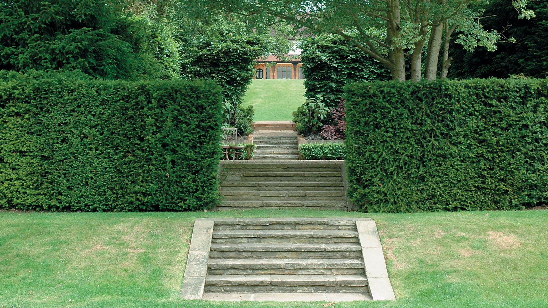 Terrace Landscape Stone
 Terraced Garden Steps Randle Siddeley