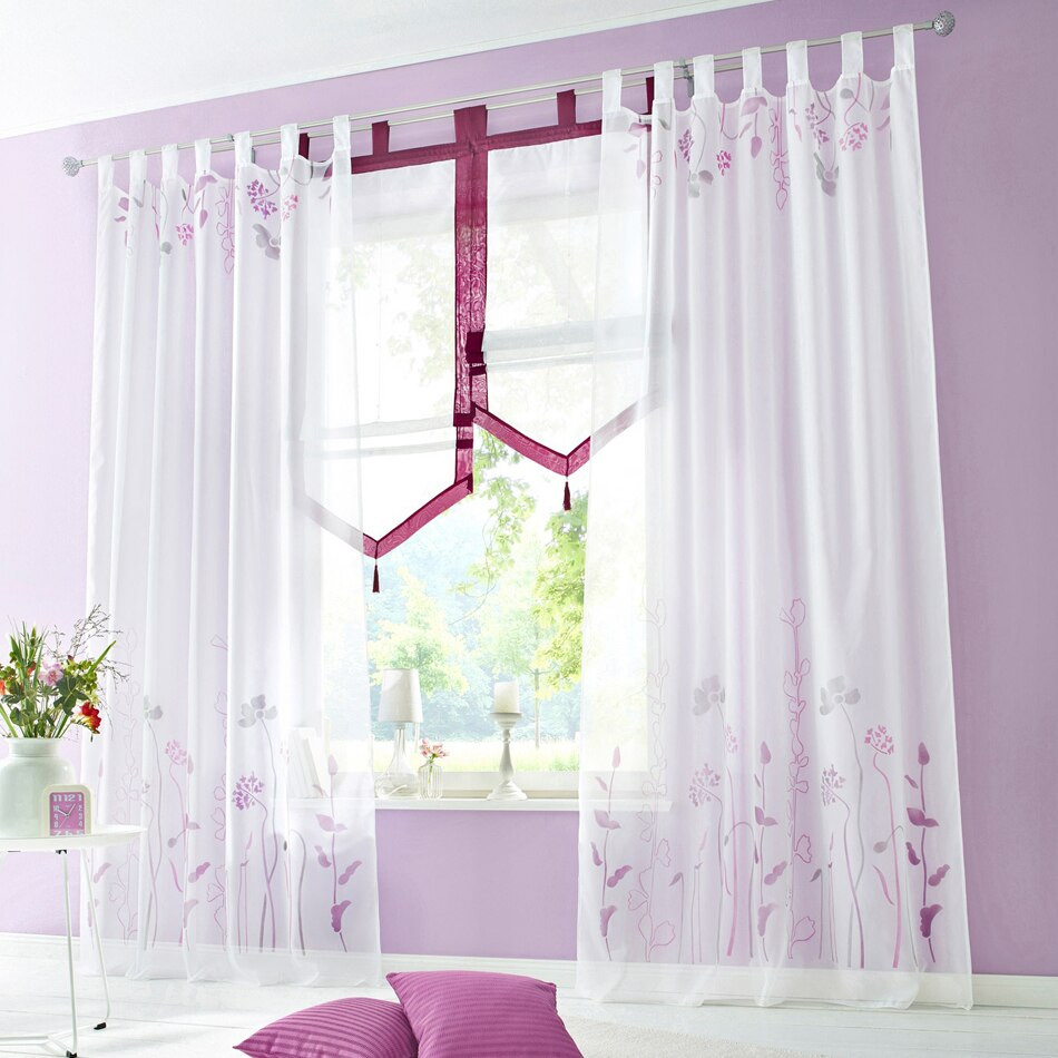 Tie Up Kitchen Curtains
 Roman shade handmade spraying style tie up window curtain