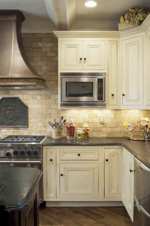 Travertine Kitchen Tiles
 Travertine tile backsplash ideas in exclusive kitchen designs