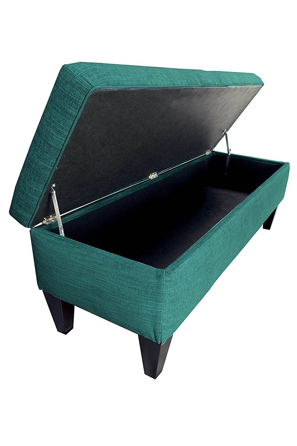 Turquoise Bench With Storage
 MJL Furniture Designs Brooke Collection Diamond Tufted