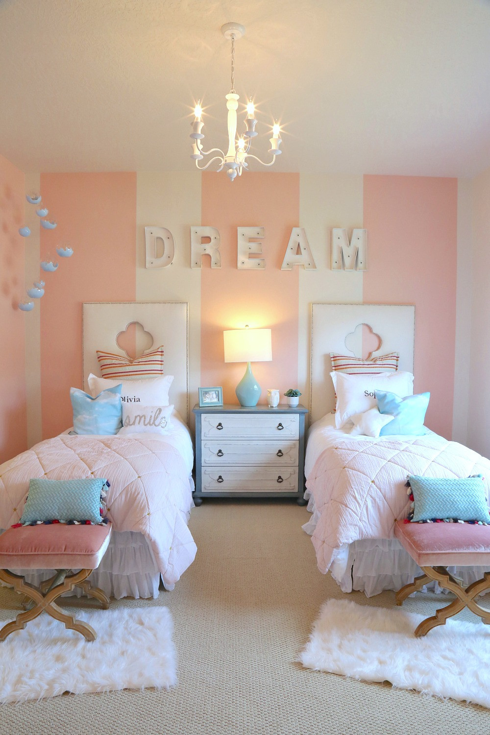 24 Fantastic Twin Girl Bedroom Ideas Home Decoration And Inspiration 