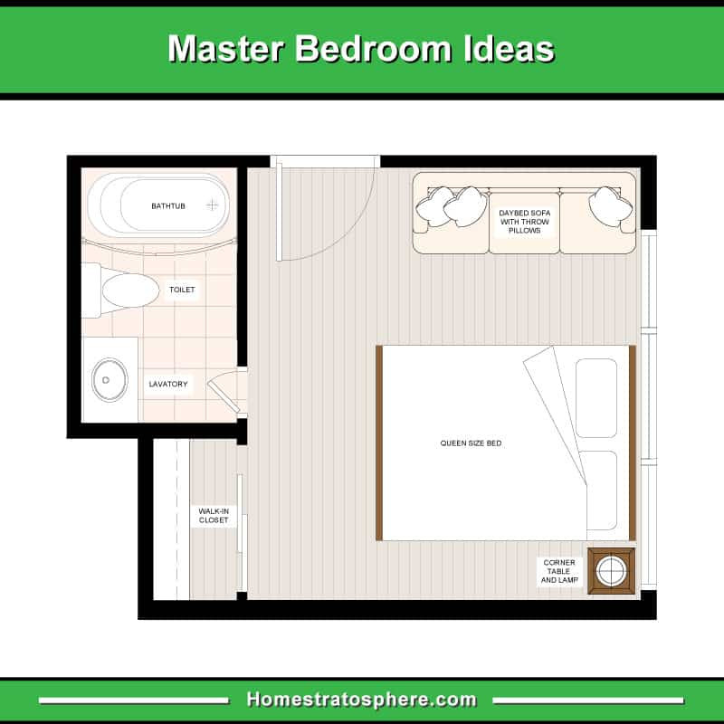 Typical Master Bedroom Dimensions
 13 Primary Bedroom Floor Plans puter Layout Drawings