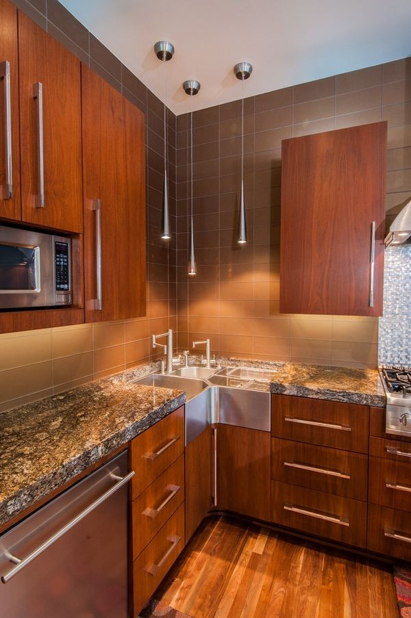 Under Counter Corner Kitchen Sink
 Corner kitchen sink – efficient and space saving ideas for