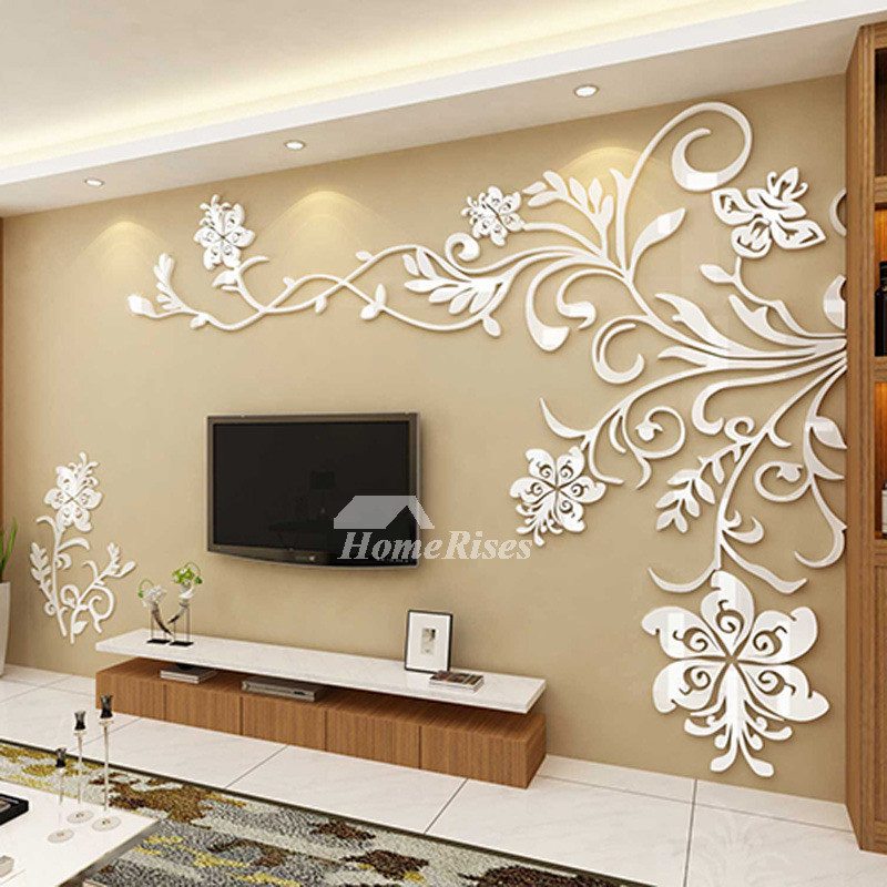 Wall Decorations For Living Room
 Living Room Wall Decor 3D Acrylic Modern Bedroom Unique