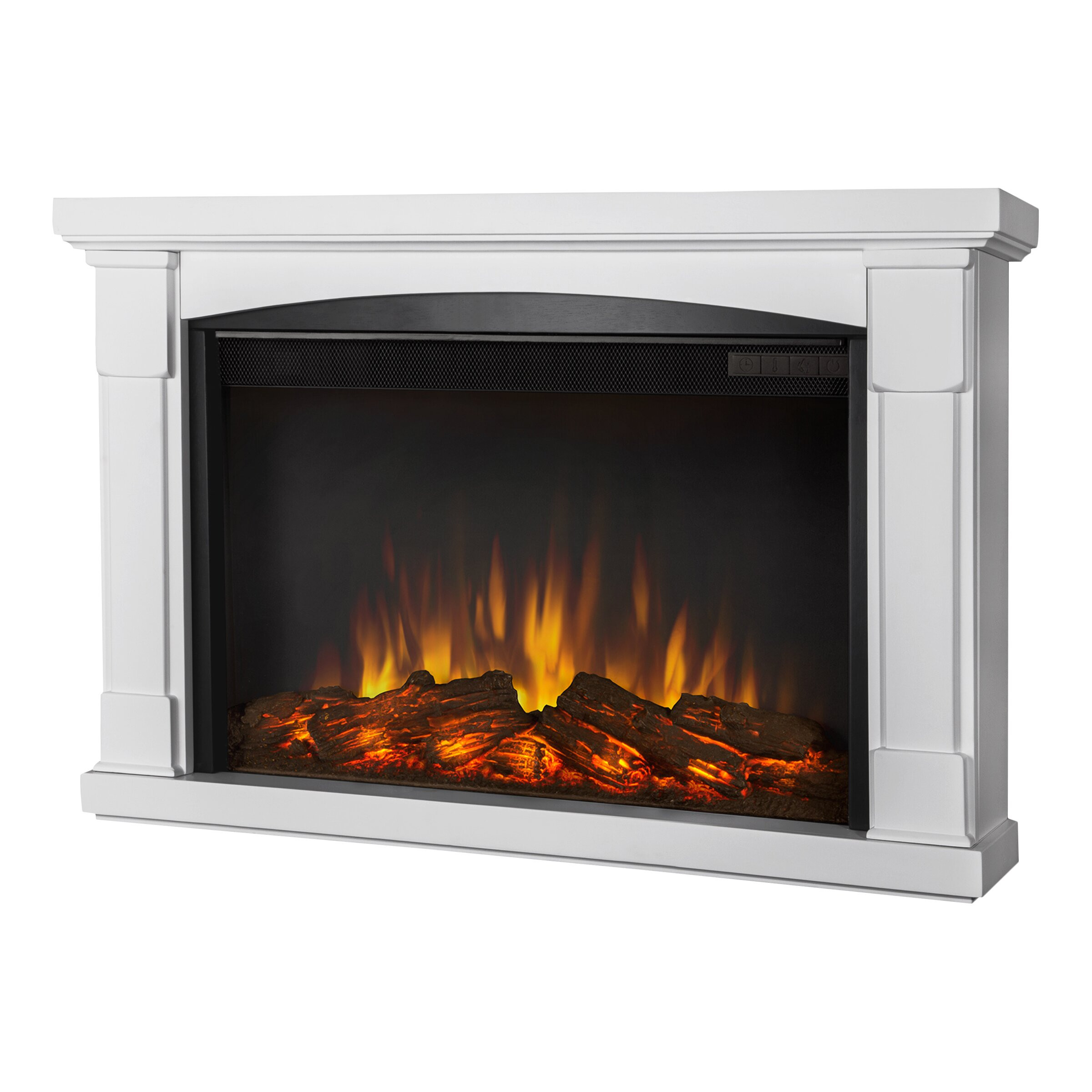 Wall Hung Electric Fireplace
 Slim Brighton Wall Mounted Electric Fireplace