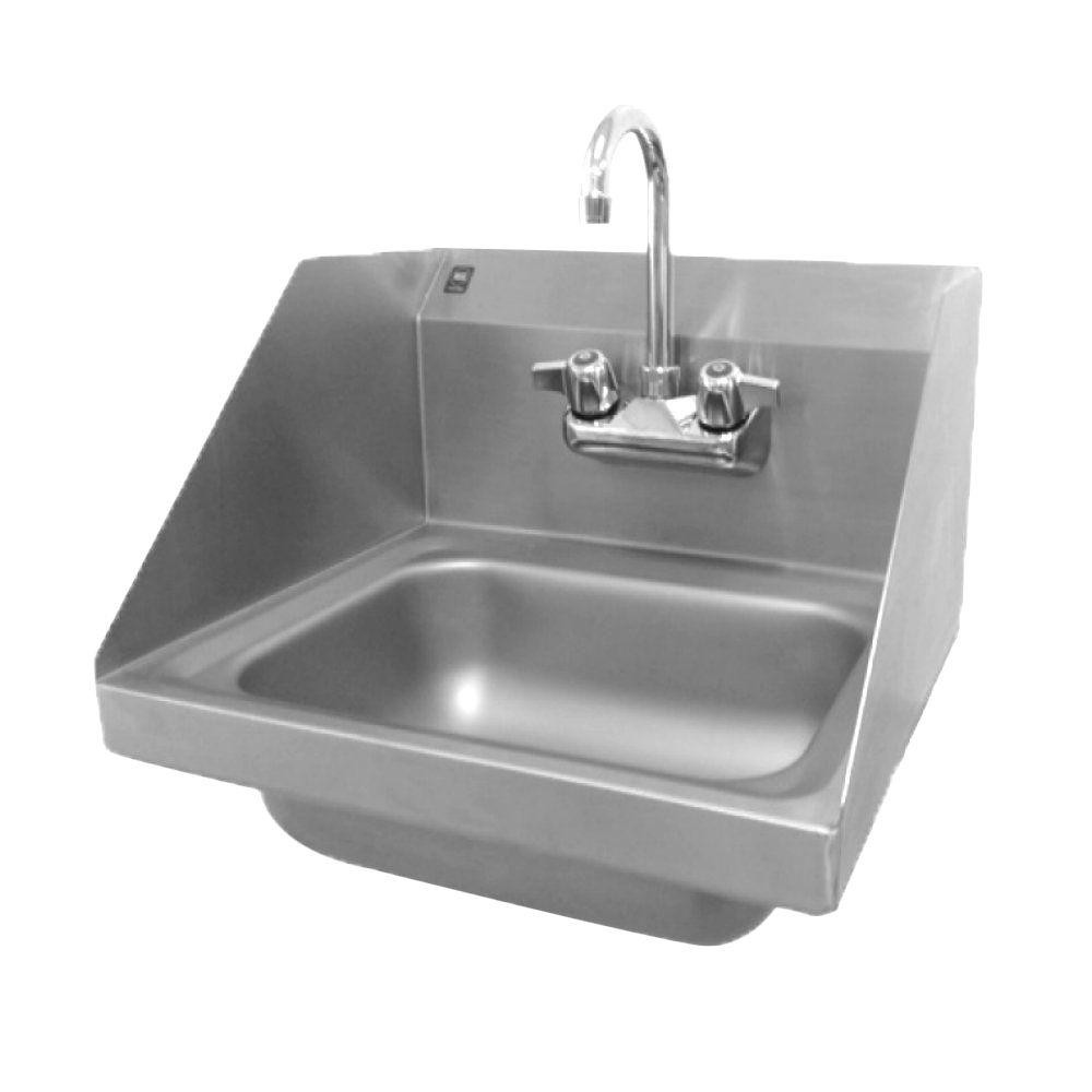 Wall Mount Kitchen Sinks
 H30 Series Wall Mount Stainless Steel 17 in 2 Hole Single