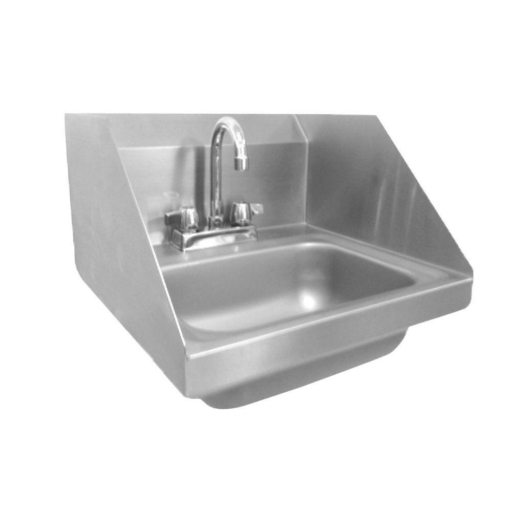 Wall Mount Kitchen Sinks
 Wall Mount Stainless Steel 17 in 2 Hole Single Bowl