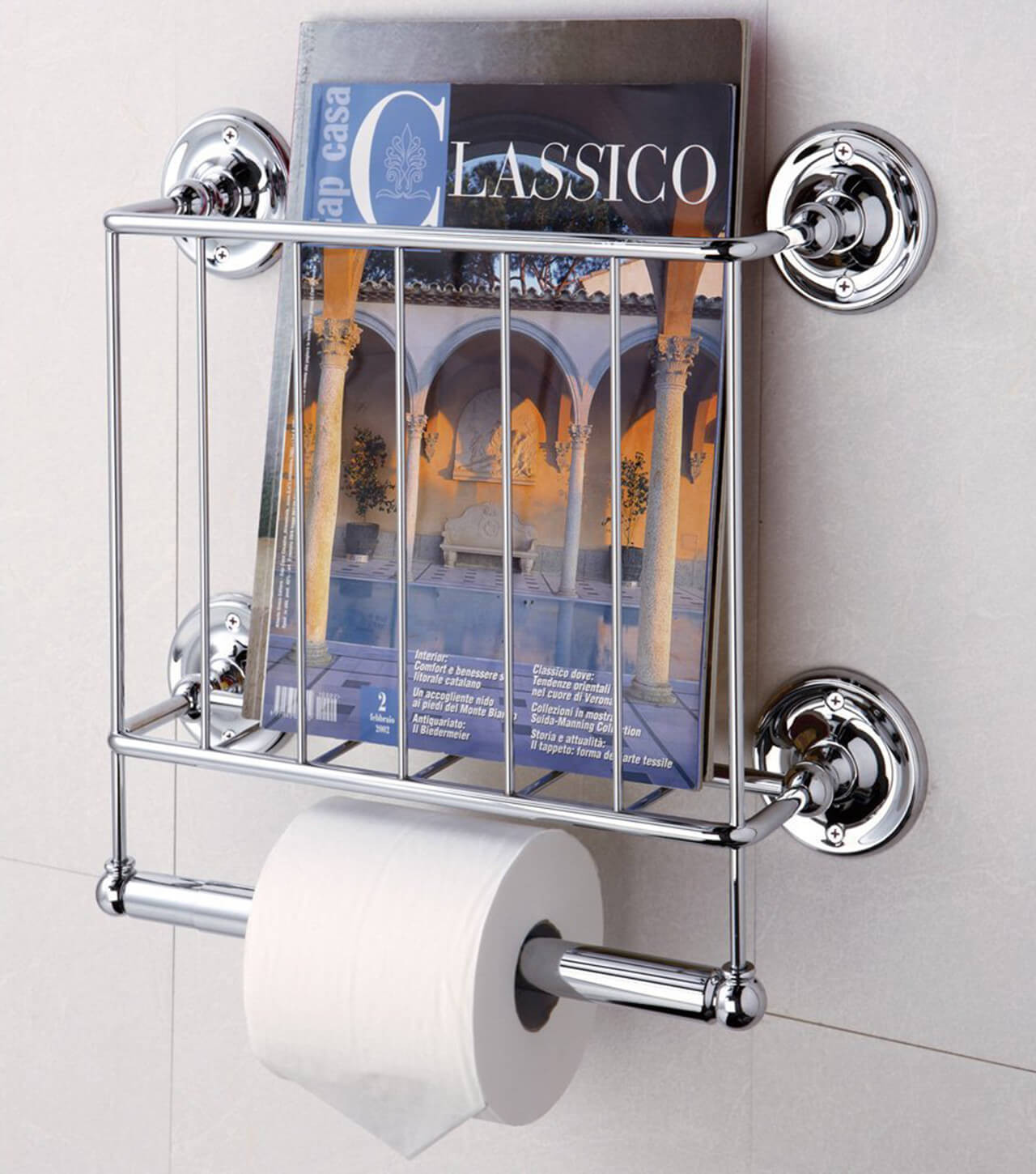 Wall Mounted Bathroom Magazine Rack
 23 Best Bathroom Magazine Rack Ideas to Save Space in 2020