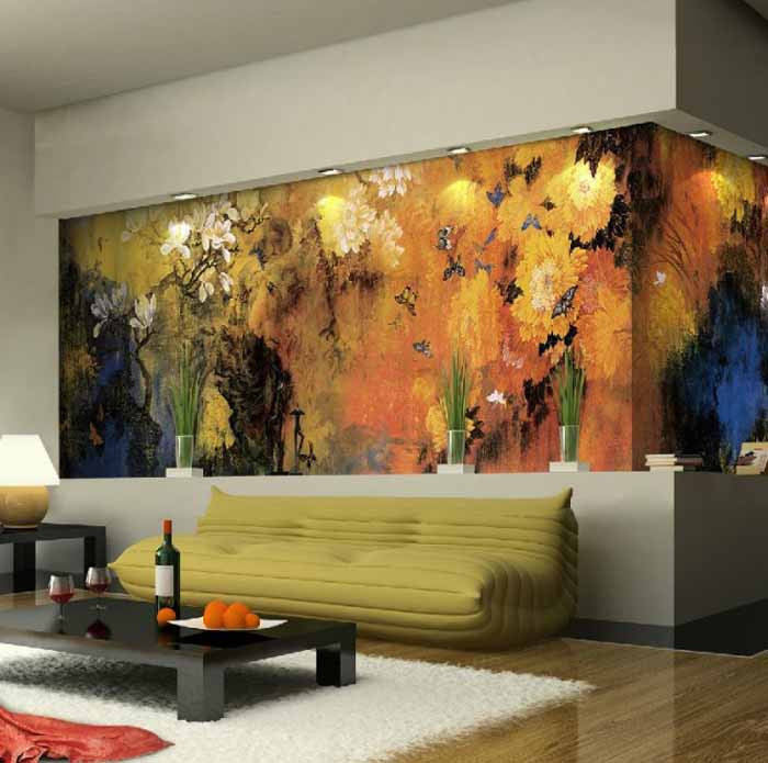 Wall Murals For Living Room
 10 Living Room Designs With Unexpected Wall Murals Decoholic
